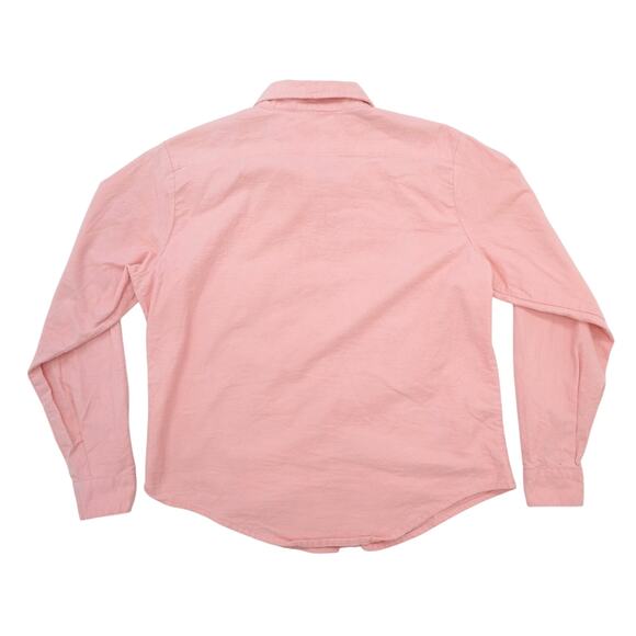 Vintage 90s Five Brother Pink Flannel Work Shirt Mens Small - Picture 2 of 8